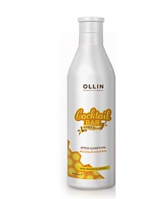Ollin Cocktail Bar Honey Cocktail Shampoo - Крем-шампунь для волос "Медовый коктейль" эластичность волос 500 мл